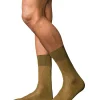 FALKE No. 10 Pure Fil d Ecosse herensokken, geel (brass)