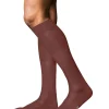 FALKE No. 9 Pure Fil d Ecosse heren kniekousen, bruin (rust)