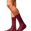 FALKE No. 9 Pure Fil d Ecosse herensokken, rood (barolo)