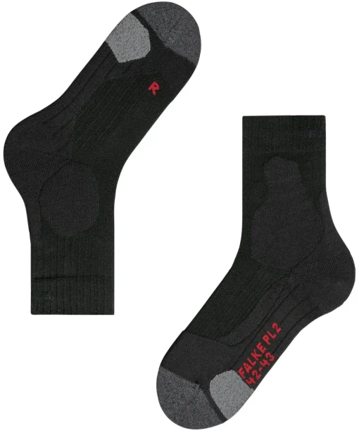 FALKE PL2 heren padel sokken, zwart (black)
