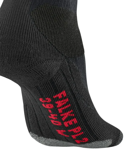 FALKE PL2 Short heren padel sokken, zwart (black)