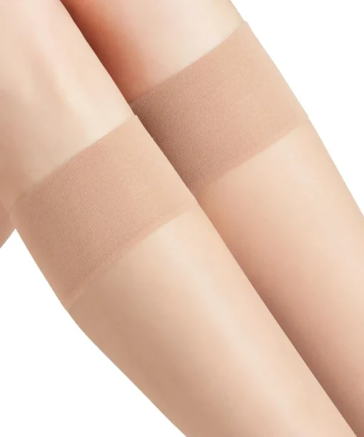 FALKE Pure Matt 20 DEN dames kniekousen, beige (cocoon)