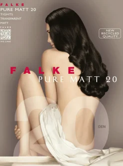 FALKE Pure Matt 20 DEN dames panty, classyblue