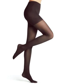 FALKE Rib Shaping 50 DEN dames panty, barolo
