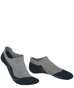 FALKE RU3 Comfort Invisible heren running kousenvoetjes, grijs (lightgrey)