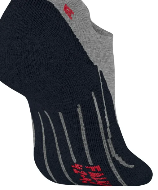 FALKE RU3 Comfort Invisible heren running kousenvoetjes, grijs (lightgrey)