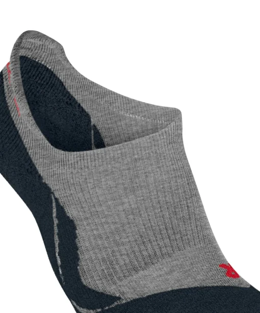 FALKE RU3 Comfort Invisible heren running kousenvoetjes, grijs (lightgrey)