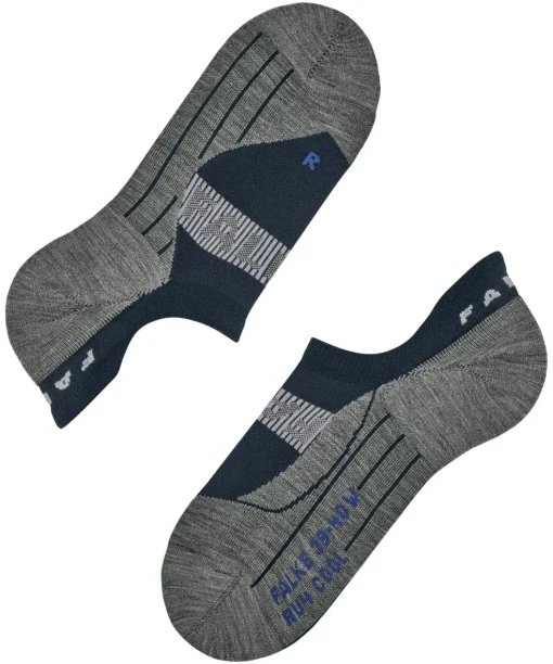 FALKE RU4 Endurance Cool Invisible heren running kousenvoetjes, blauw (space blue)