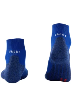 FALKE RU4 Light Performance Short heren running sokken kort, middenblauw (athletic blue)