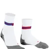 FALKE RU5 Race heren running sokken, wit met grijs, rood en blauw (white-lightning)
