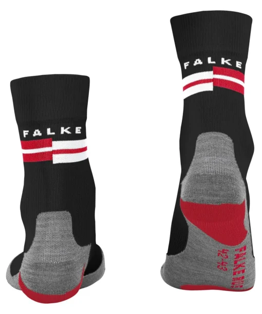 FALKE RU5 Race heren running sokken, zwart (black-flames)