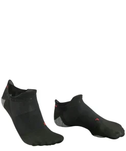 FALKE RU5 Race Invisible heren running kousenvoetjes, zwart (black-mix)