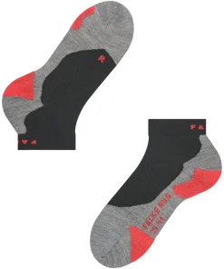 FALKE RU5 Race Short heren running sokken kort, zwart (black-mix)