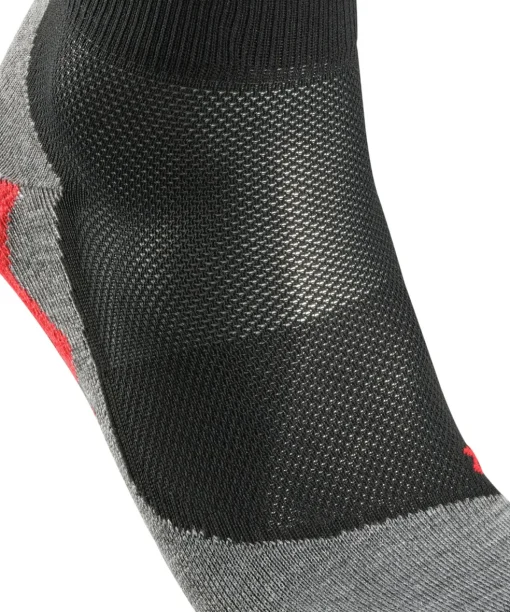 FALKE RU5 Race Short heren running sokken kort, zwart (black-mix)