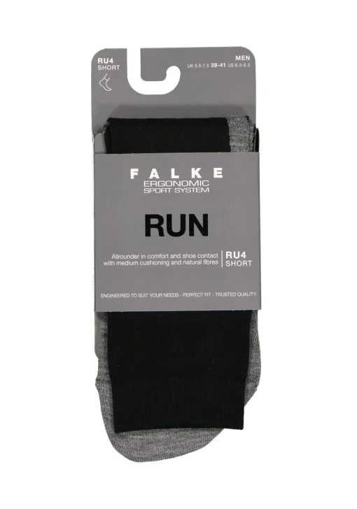 FALKE RU4 Short heren hardloopsokken, zwart (black-mix)