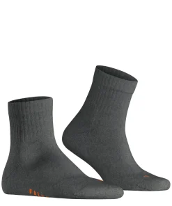 FALKE Run Rib unisex sokken kort, donkergrijs (dark grey)