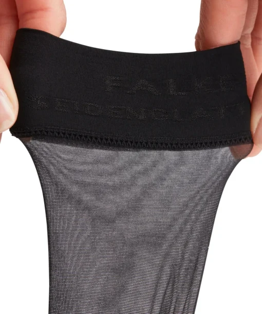 FALKE Seidenglatt 15 DEN dames sokjes, zwart (black)