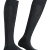 FALKE Sensitive Berlin dames kniekousen, donkerblauw (dark navy)
