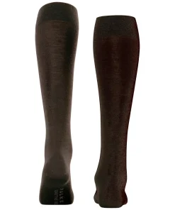FALKE Sensitive Berlin dames kniekousen, zwart (black)