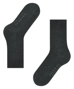 FALKE Sensitive Berlin damessokken, antraciet grijs (anthrazit)