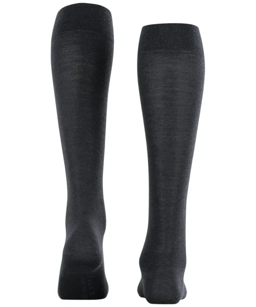 FALKE Sensitive Berlin dames kniekousen, donkerblauw (dark navy)