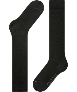 FALKE Sensitive Berlin dames kniekousen, zwart (black)