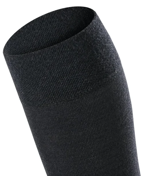 FALKE Sensitive Berlin dames kniekousen, donkerblauw (dark navy)