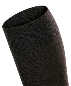 FALKE Sensitive Berlin dames kniekousen, zwart (black)