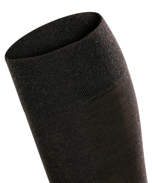FALKE Sensitive Berlin dames kniekousen, zwart (black)