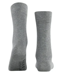 FALKE Sensitive London damessokken, grijs (light greymel.)