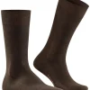 FALKE Sensitive London herensokken, bruin (brown)
