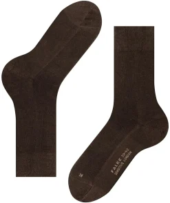 FALKE Sensitive London herensokken, bruin (brown)