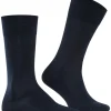 FALKE Sensitive Malaga herensokken, blauw (dark navy)