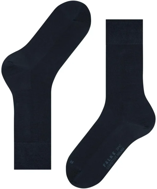FALKE Sensitive Malaga herensokken, blauw (dark navy)