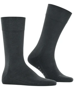 FALKE Sensitive New York herensokken, antraciet grijs (anthracite)