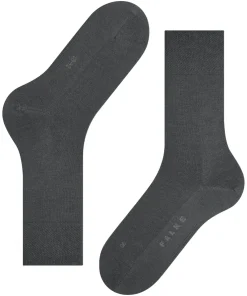 FALKE Sensitive New York herensokken, antraciet grijs (anthracite)