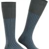 FALKE Shadow heren kniekousen, antraciet (anthracite mel.)
