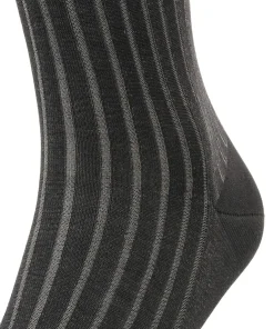 FALKE Shadow heren kniekousen, grijs (grey-white)