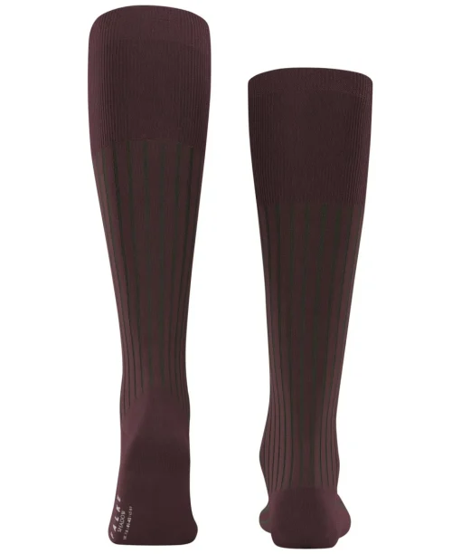 FALKE Shadow heren kniekousen, donkerrood (rioja)