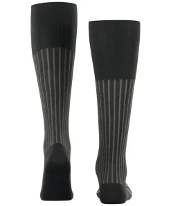FALKE Shadow heren kniekousen, grijs (grey-white)