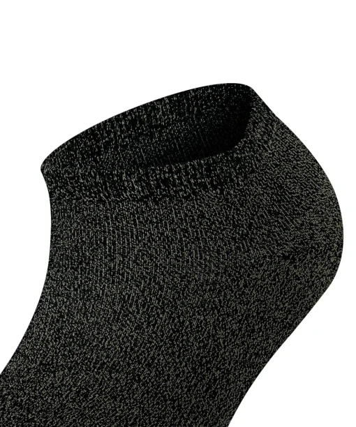 FALKE Shiny dames sneakersokken, zwart (black)
