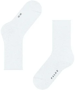 FALKE Shiny damessokken, wit (white)