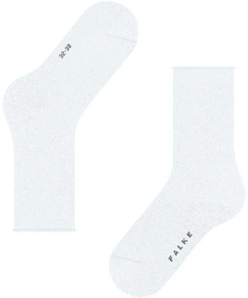 FALKE Shiny damessokken, wit (white)