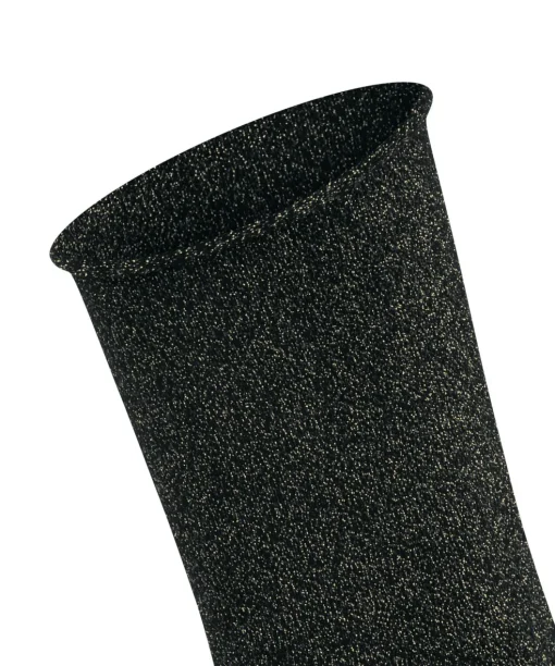 FALKE Shiny damessokken, zwart (black)