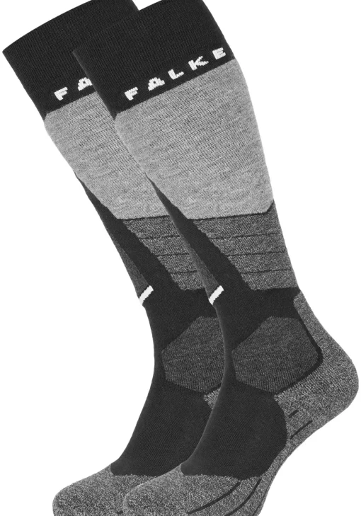 FALKE SK2 heren skisokken, zwart (black-mix)
