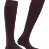 FALKE Softmerino dames kniekousen, donkerrood (barolo)