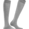 FALKE Softmerino dames kniekousen, grijs (light grey mel.)
