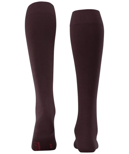 FALKE Softmerino dames kniekousen, donkerrood (barolo)