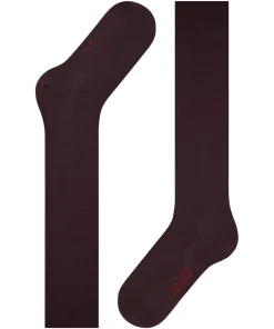FALKE Softmerino dames kniekousen, donkerrood (barolo)
