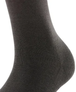 FALKE Softmerino dames kniekousen, bruin (dark brown)